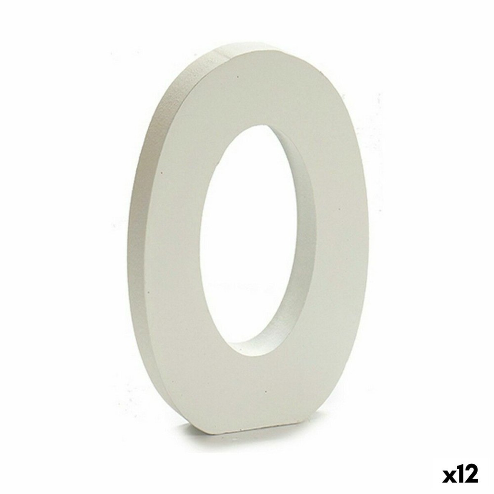 Numéro Pincello Blanc 1,8 x 21 x 17 cm (12 Unités)