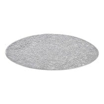 Dessous de plat Kinvara Argenté Argent Plastique 30 % Polyester Ø 38 cm 38 x 0,01 x 38 cm (12 Unités)