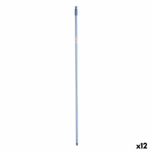 Manche à balai Bleu Métal 2,3 x 130 x 2,3 cm Rayures (12 Unités)