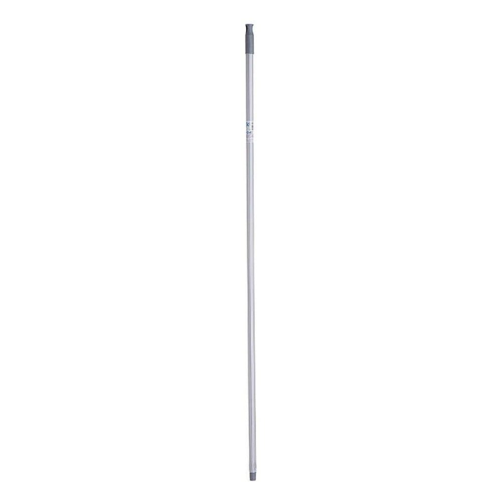 Besenstiel Grau Metall 2,3 x 130 x 2,3 cm Streifen (12 Stück)