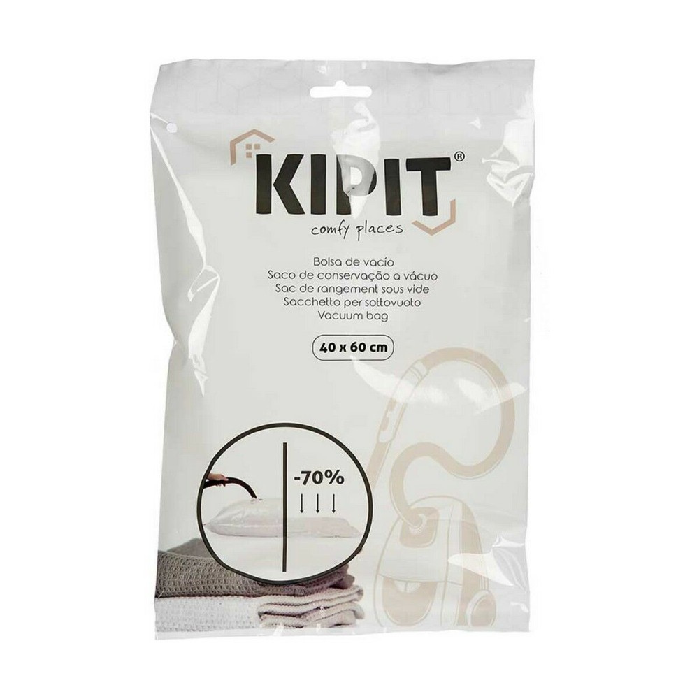 Vacuum Bags Kipit Transparent Plastic 40 x 60 cm (12 Units)
