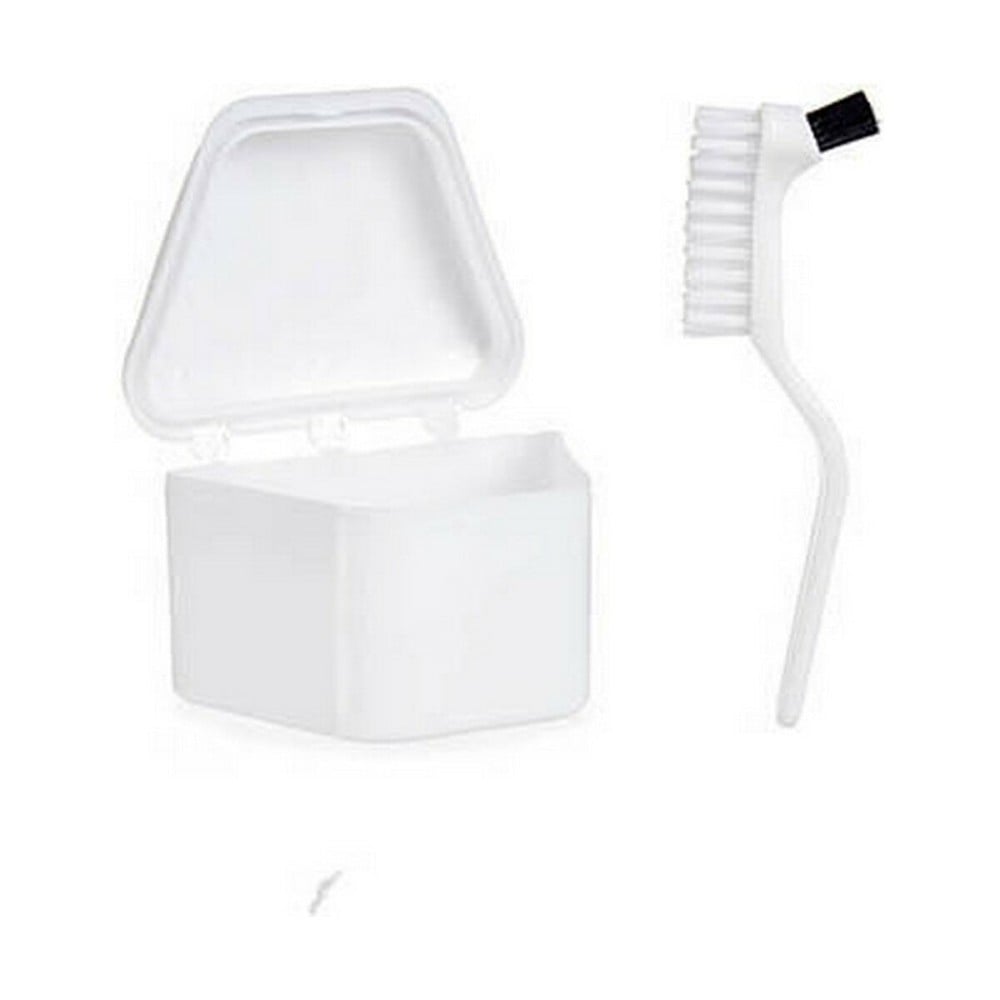 Set für Zahnprothesen Berilo Weiß Polypropylen (12 Stück)