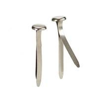 Trombones Pincello Argenté 2 x 9,5 x 5,5 cm reliure Métal (24 Unités)
