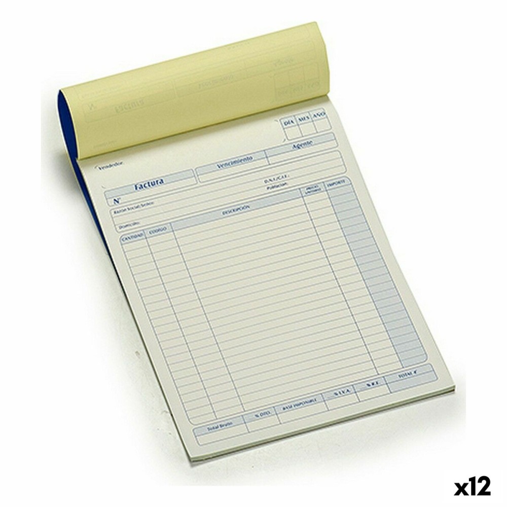 Durchschreibeheft Pincello 21 x 0,5 x 28,5 cm (12 Stück)
