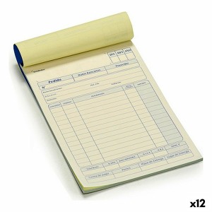 Auftragsbuch Pincello 14 x 0,5 x 21 cm (12 Stück)