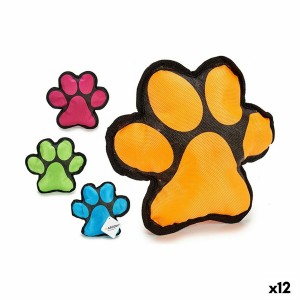 Beißring für Hunde Mascow Blau grün Orange Rosa 7 x 22 x 22 cm Fußabdruck eines Tieres (12 Stück)