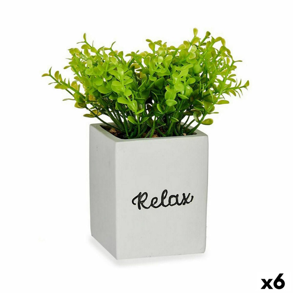 Decorative Plant Ibergarden Plastic Cement Sheets Small 13 x 18 x 13 cm (6 Units)