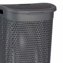 Wäschekorb Kipit Anthrazit Kunststoff 60 L 43,5 x 57,5 x 34 cm 43,5 x 57 x 34 cm (6 Stück)