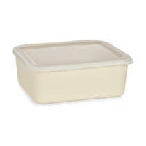 Boîte de rangement avec couvercle Jaune Bambou Mélamine Amidon de maïs (6 Unités)