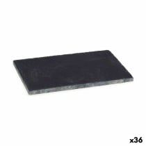 Tablett für Snacks Kinvara Schwarz 10 x 0,5 x 15 cm 15 x 0,5 x 10 cm (36 Stück)