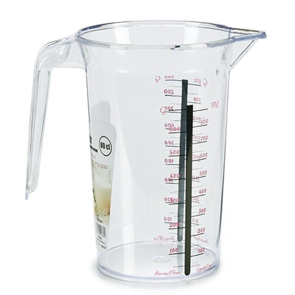 Pichet gradué polystyrène Plastique 800 ml (36 Unités)