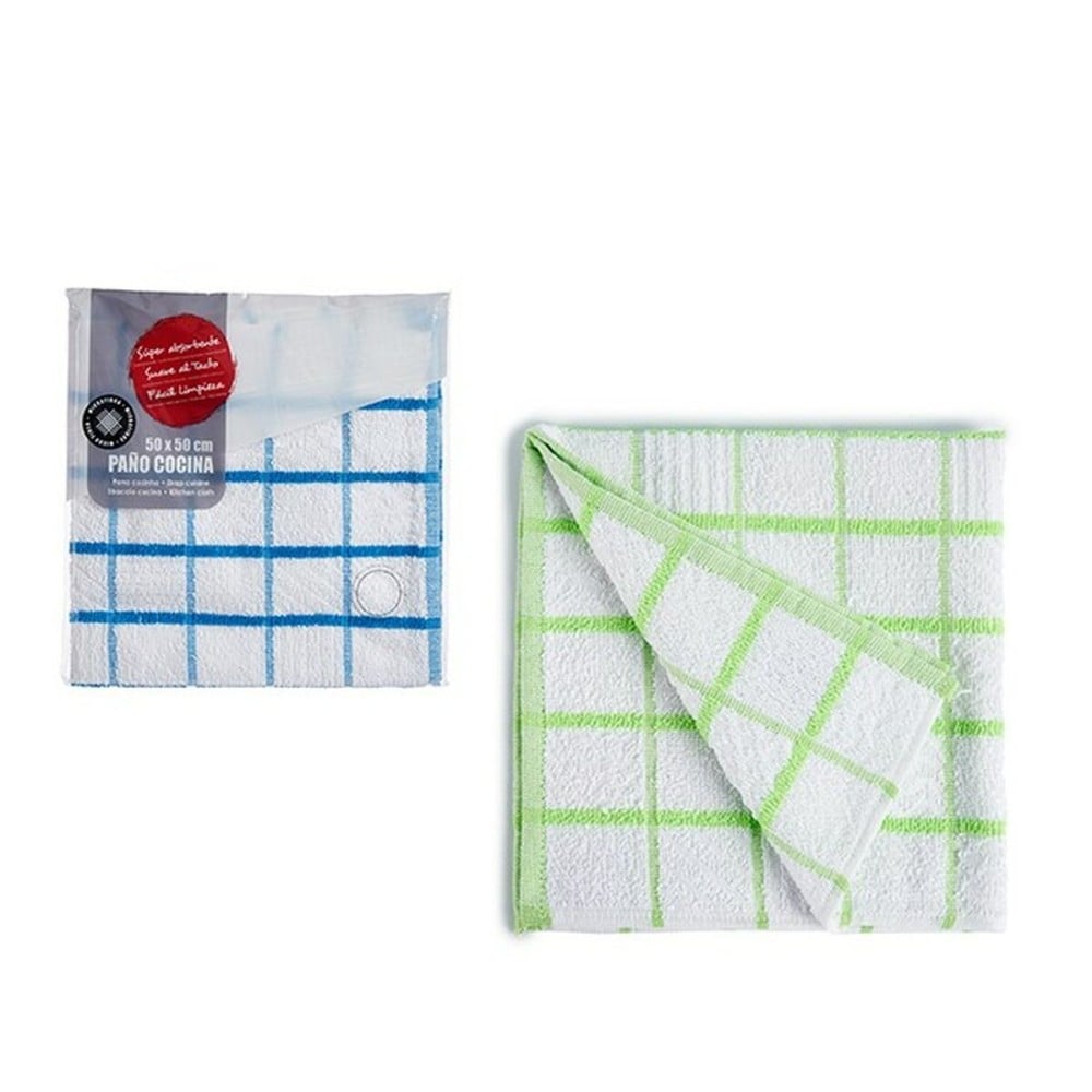 Tissu de cuisine 50 x 50 cm Microfibre (24 Unités)