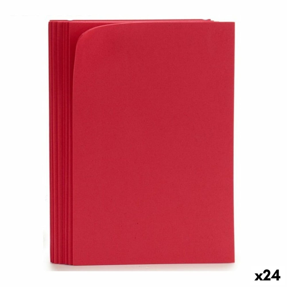 Moosgummi Pincello Rot 30 x 2 x 20 cm (24 Stück)