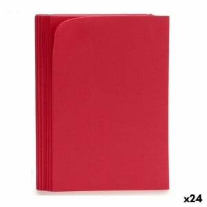 Feuille de Mousse Pincello Rouge 30 x 2 x 20 cm (24 Unités)