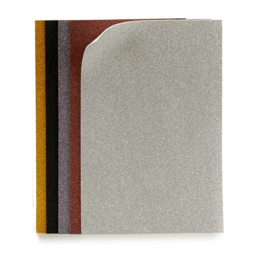 Feuille de Mousse Pincello Multicouleur Paillettes 65 x 0,2 x 45 cm (12 Unités)