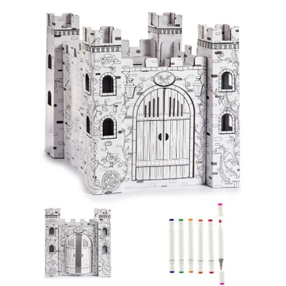 Travaux Manuel en papier Pincello Château (4 Unités)