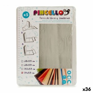 Selbstklebende Bucheinbandfolie Pincello Durchsichtig 1 x 31 x 53 cm (36 Stück)