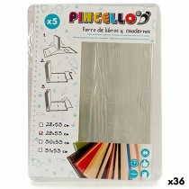 Selbstklebende Bucheinbandfolie Pincello Durchsichtiges Kunststoff 29 x 0,4 x 53 cm (36 Stück)