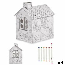 Satz mit Papierhandarbeiten Pincello Haus (4 Stück)