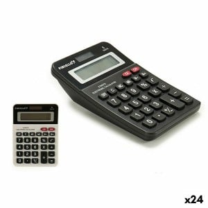 Calculator Pincello White Black 10 x 4 x 14,5 cm Solar Medium (24 Units)