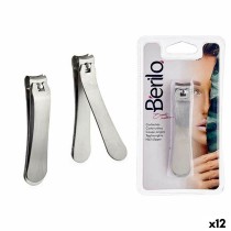 Nagelknipser Berilo Silberfarben Metall (12 Stück)