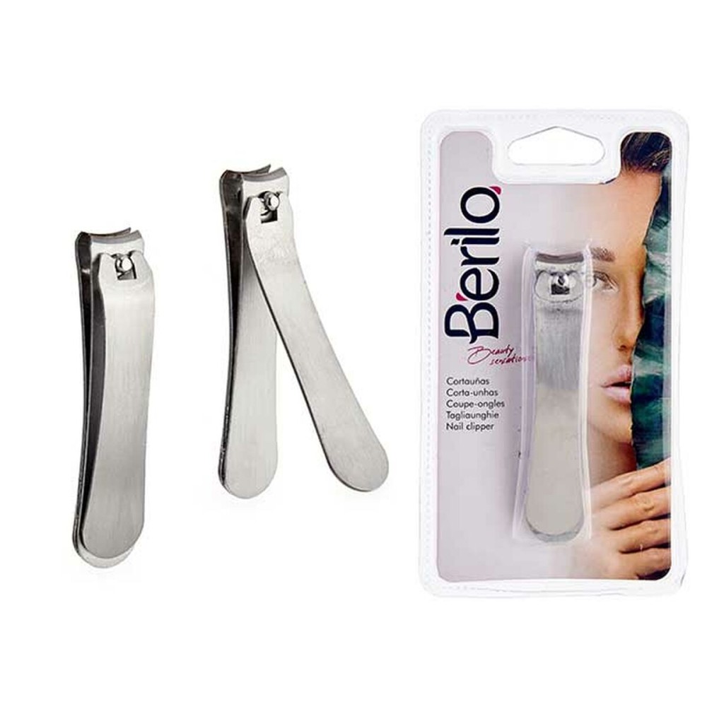 Nagelknipser Berilo Silberfarben Metall (12 Stück)