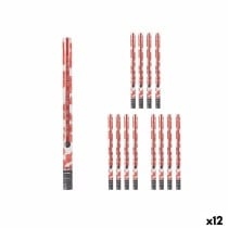 Confetti cannon Red Paper Cardboard Plastic 5 x 79 x 5 cm (12 Units)