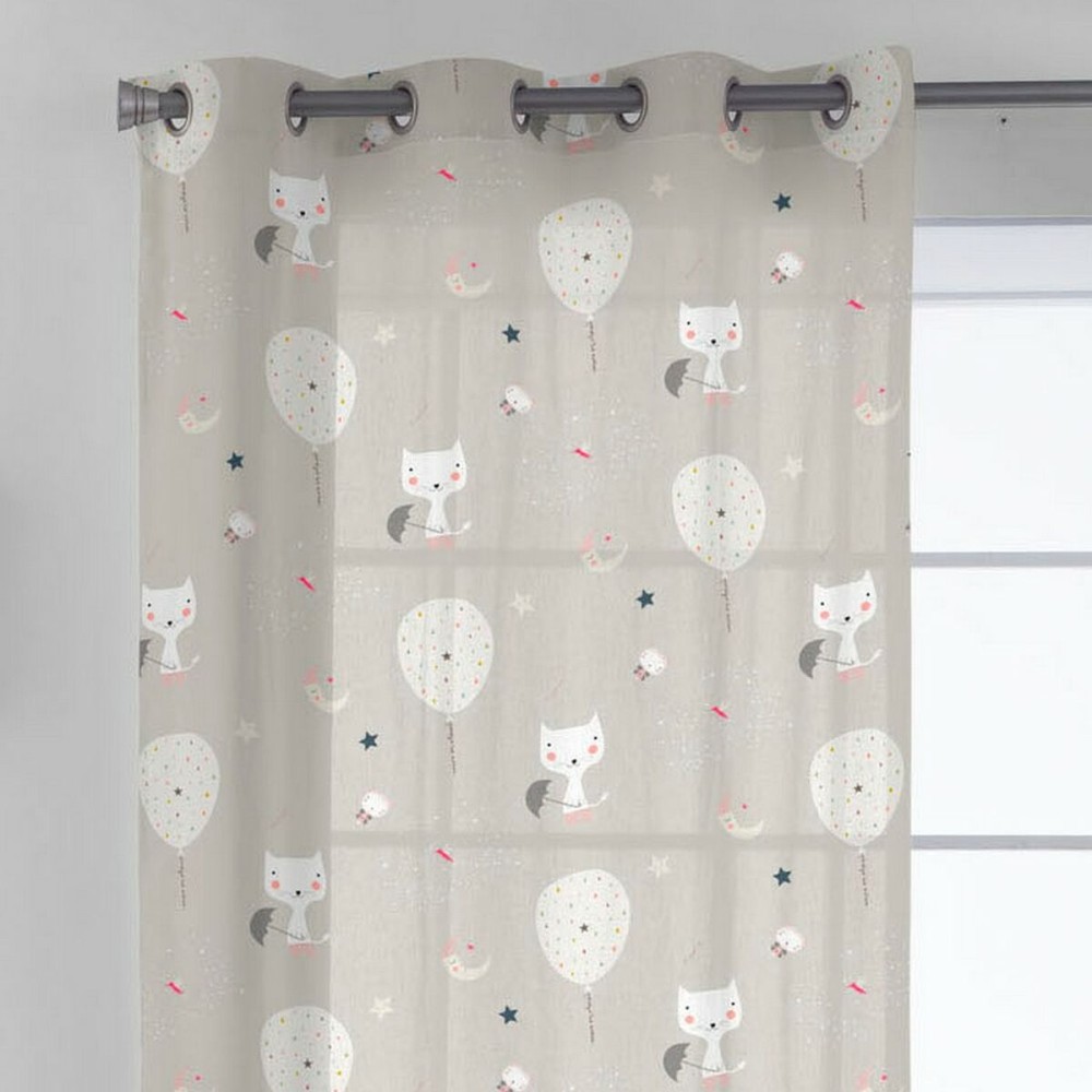 Curtain Haciendo el Indio Cats and Ballons 140 x 260 cm