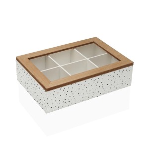 Boîte pour infusions Versa SPECKLE Bois 17 x 7 x 24 cm
