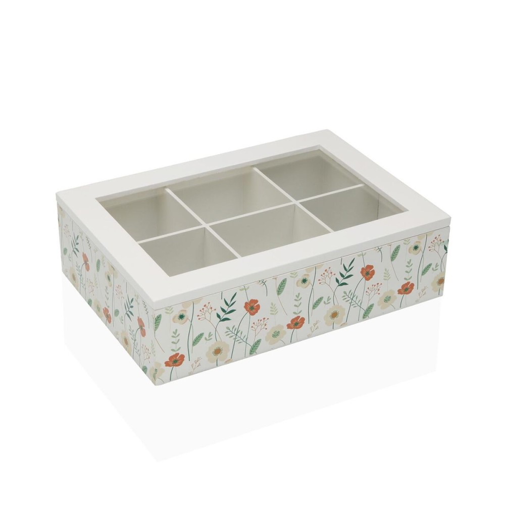 Boîte pour infusions Versa VERDI Bois 17 x 7 x 24 cm