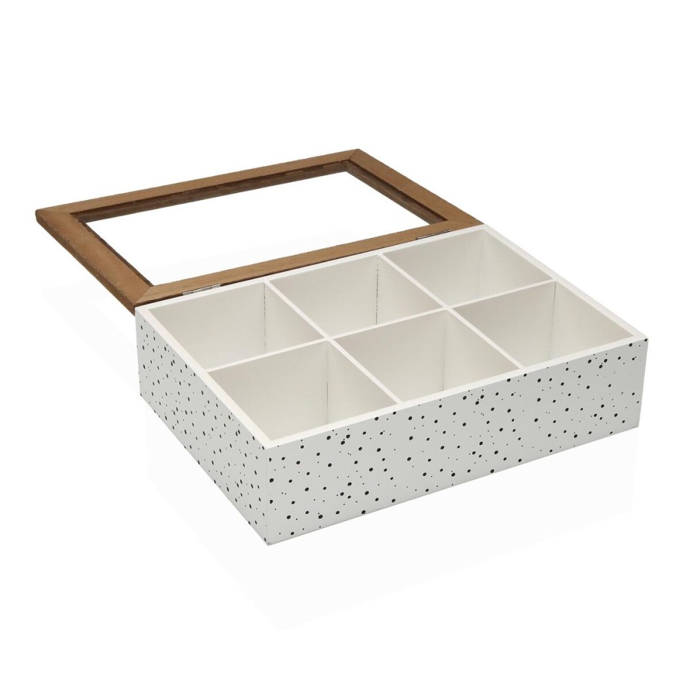 Boîte pour infusions Versa SPECKLE Bois 17 x 7 x 24 cm