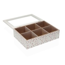 Boîte pour infusions Versa STELLA Bois 17 x 7 x 24 cm