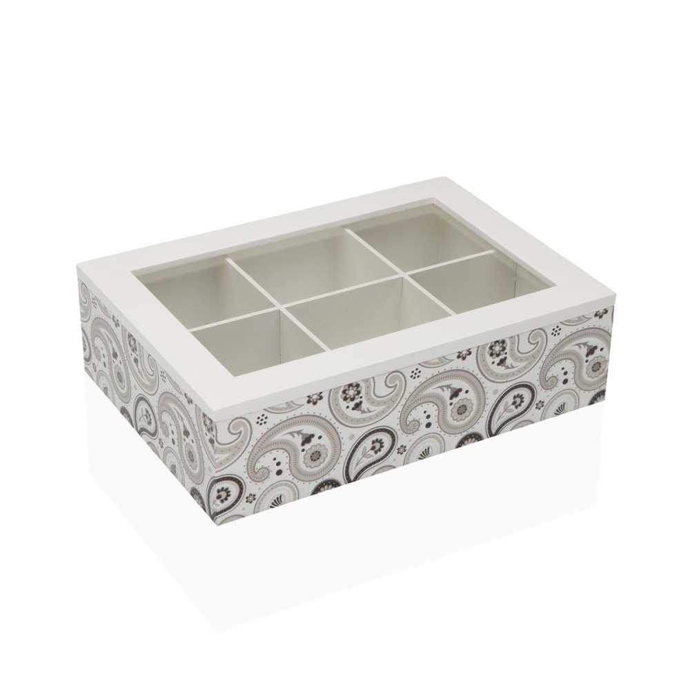 Boîte pour infusions Versa GLOBB Bois 17 x 7 x 24 cm