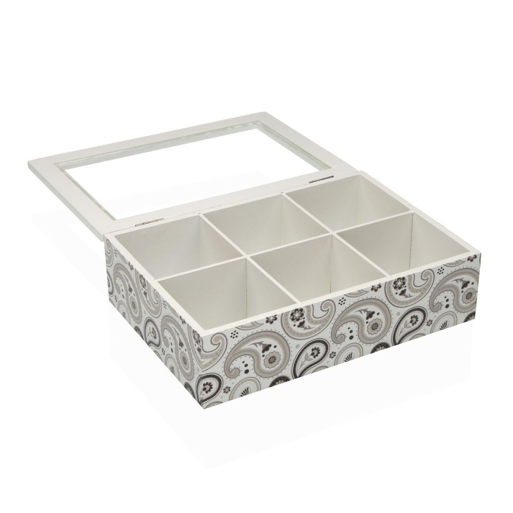 Boîte pour infusions Versa GLOBB Bois 17 x 7 x 24 cm