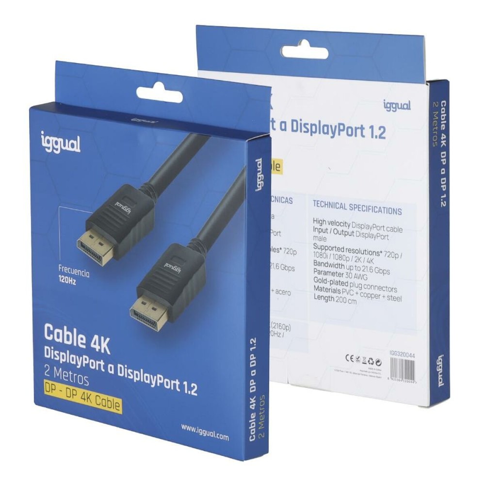 DisplayPort-Kabel iggual DisplayPort 1.2