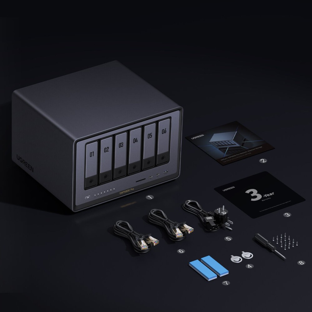 NAS Network Storage Ugreen 25899 Black
