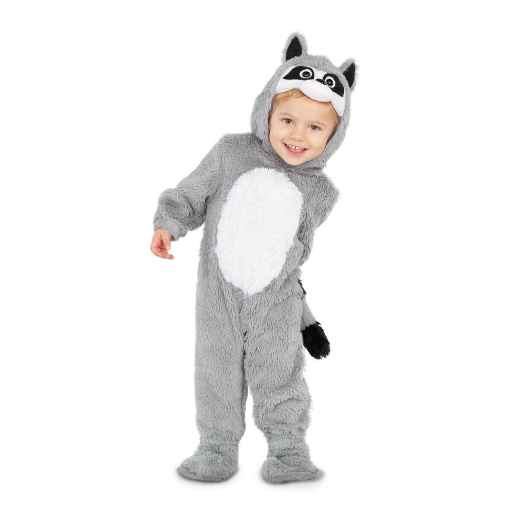 Costume for Babies My Other Me Racoon Grey (3 Pieces)