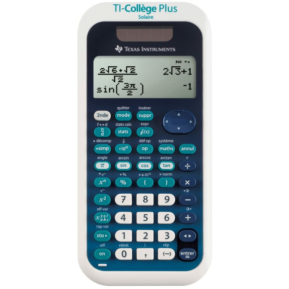 Wissenschaftlicher Taschenrechner Texas Instruments TI College Plus Blau