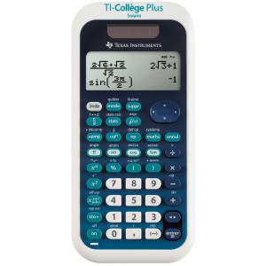 Calculatrice scientifique Texas Instruments TI College Plus Bleu
