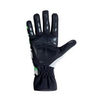 Gants de karting OMP KS-3 MY2018 XXS kart Blanc Noir Vert