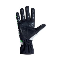 Gants de karting pour enfants OMP KS-3 MY2018 Blanc Noir Vert 6 kart