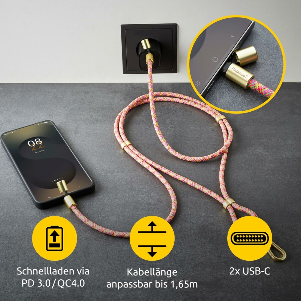 Câble USB-C INTENSO 7991005 Multicouleur