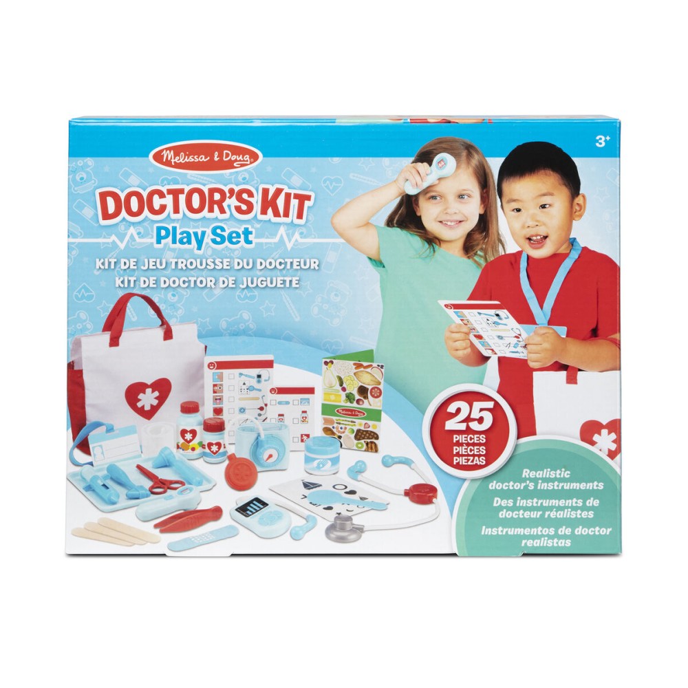 Coffret Médical avec Accessoires en jouet Melissa & Doug 25 Pièces