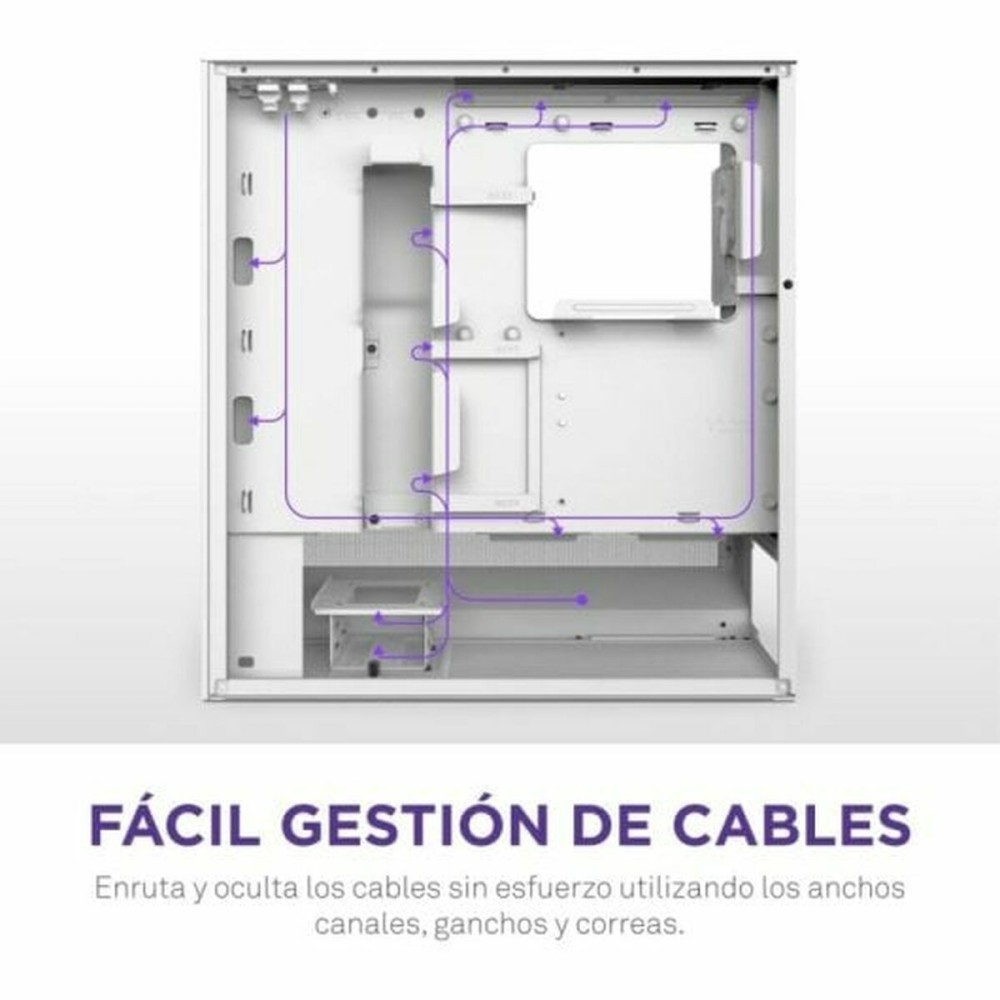 ATX Semi-tower Box NZXT H5 FLOW White