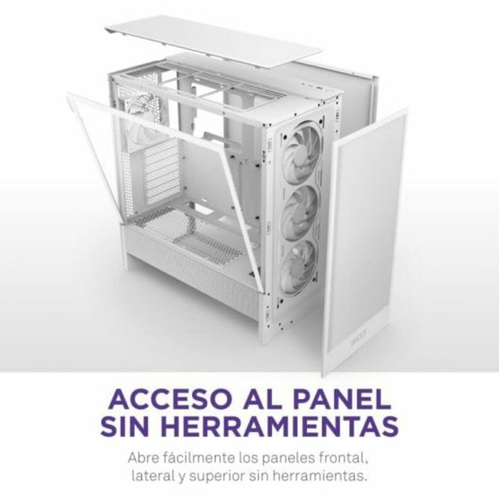 ATX Semi-Tower Gehäuse NZXT H5 FLOW Weiß