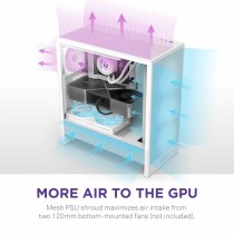 ATX Semi-tower Box NZXT H5 FLOW White