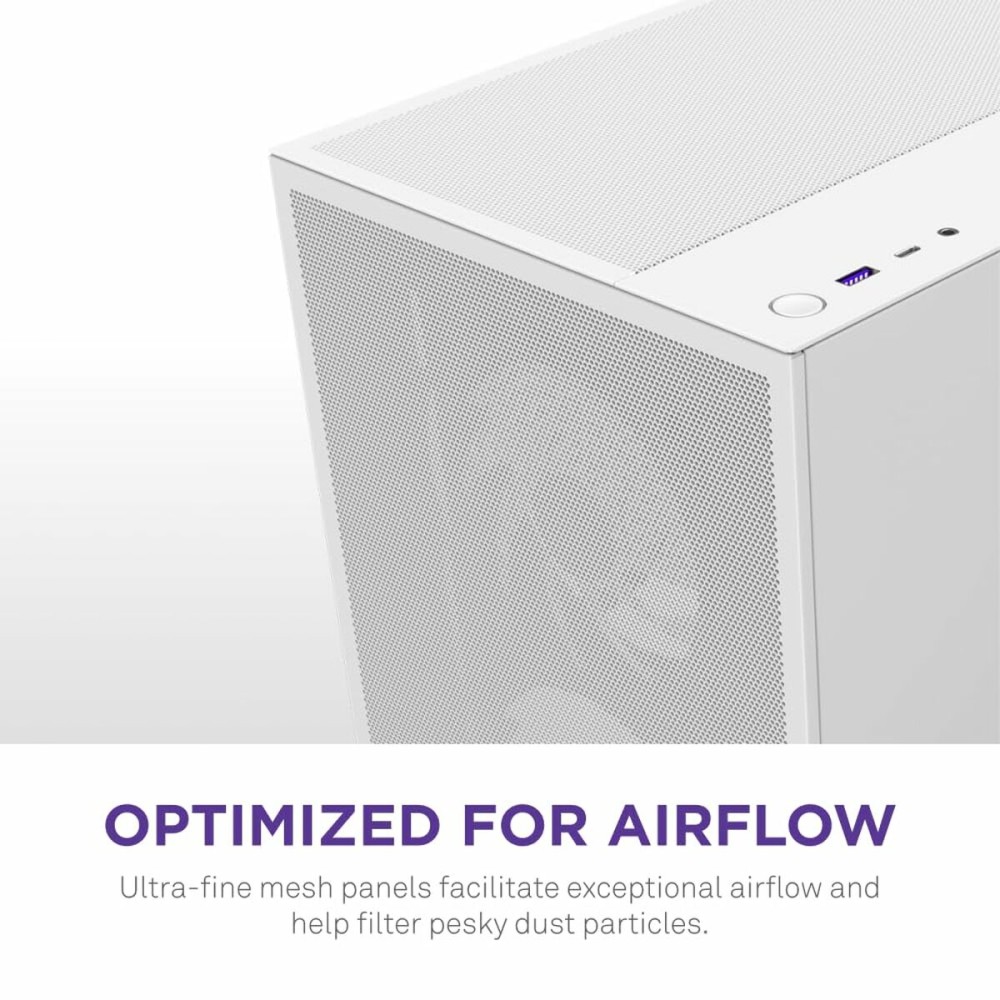 ATX Semi-tower Box NZXT H5 FLOW White