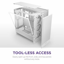 ATX Semi-tower Box NZXT H5 FLOW White