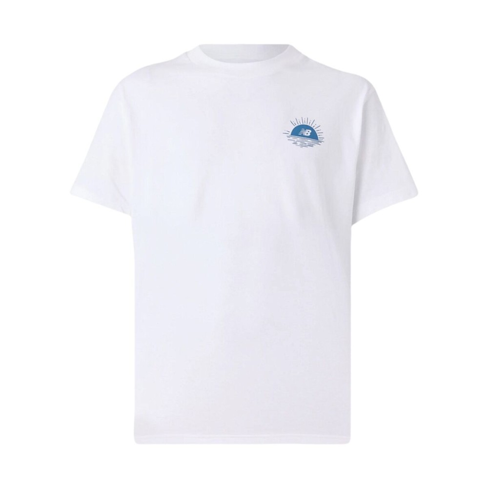 T-shirt à manches courtes homme New Balance LOB BOT SS MT51923 WT Blanc