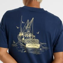 T-shirt à manches courtes homme New Balance LOB BOT SS MT51923 NNY Blue marine